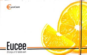 Eurocare Eucee Vitamin C 500 Mg Chewable Tablets Pack Of 60