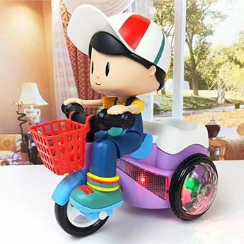 Zest 4 Toyz Stunt Tricycle Bump Dancing Toy Battery Operated Toy