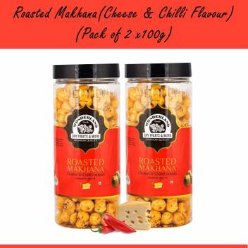 Wonderland Makhana Cheese Chilli Foxnuts Pack Of 2 100g Each Assorted Nuts Price In India Buy Wonderland Makhana Cheese Chilli Foxnuts Pack Of 2 100g Each Assorted Nuts Online At Flipkart Com Order makhana online in india today. wonderland makhana cheese chilli foxnuts pack of 2 100g each assorted nuts