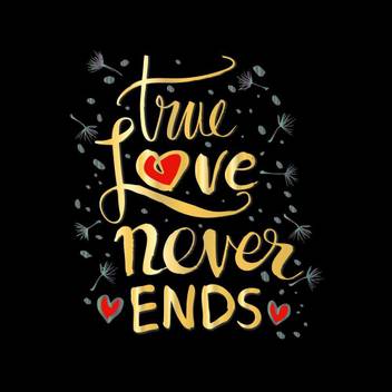 True Love Never Ends Quotes Premium Poster For Love Ones Romantic Posters No Need Tape Paper Print Quotes Motivation Decorative Posters In India Buy Art Film Design Movie Music Nature Friendship often ends in love, but love in friendship never.