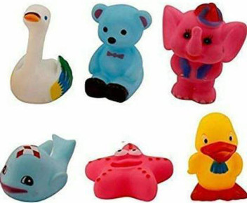 non plastic bath toys