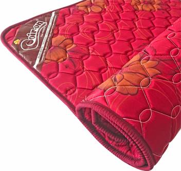 Coir On Slim Foldable Soft Orthopedic Pu Foam Mattress For Multi Purpose Usage 72x48x1 Maroon 1 Inch Double Pu Foam Mattress Price In India Buy Coir On Slim Foldable Soft Orthopedic Pu