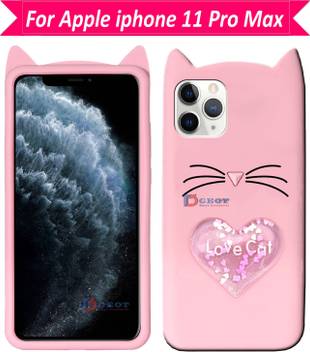Dgeot Back Cover For Apple Iphone 11 Pro Max Love Cat Heart Design Meow Ear Kitty Pink Dgeot Flipkart Com