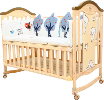 baybee wooden cradle
