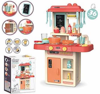 Dharti Enterprise Kids 36 Piece Kitchen Playset With Realistic