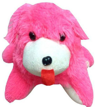 pink dog soft toy