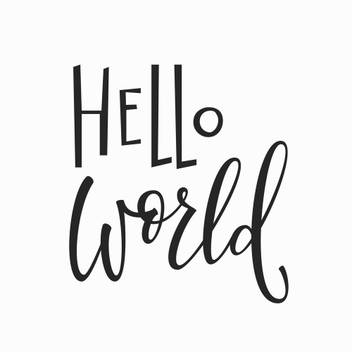 Get Wallpaper Hello World Premium Wall Quotes Poster Motivational And Desktop Wallpaper