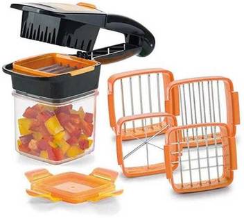Qwickest Zone Manual Vegetable Dicer Chopper 5 In 1 Multi Function