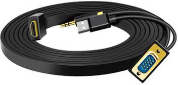 Fashionwu Vga To Hdmi Adapter Converter 1 M Hdmi Cable Fashionwu Flipkart Com