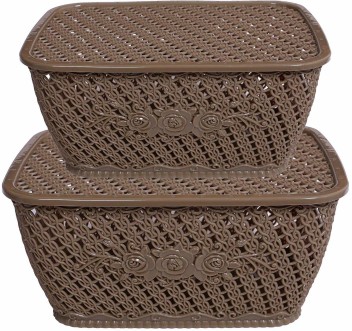 big storage baskets with lids
