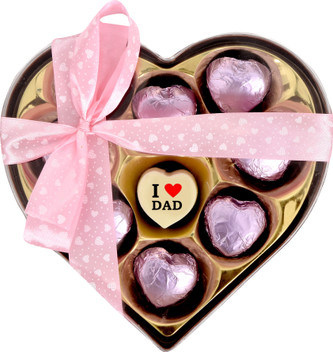 heart shaped chocolate box