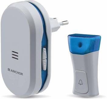 Anchor By Panasonic Wireless Doorbell Plug In Type Wireless Door Chime Price In India Buy Anchor By Panasonic Wireless Doorbell Plug In Type Wireless Door Chime Online At Flipkart Com