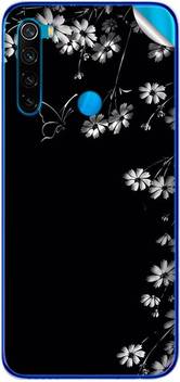 Gadgetswrap Gwad 48637 Printed Black Wallpaper Redmi Note 8 Mobile