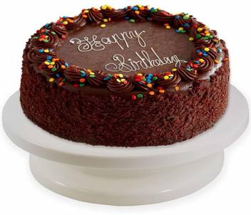 Vdhja Plastic Cake Decorating Turntable 28cm White Plastic Cake