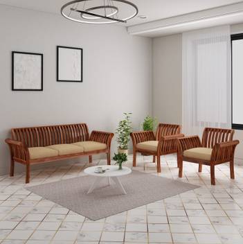 Home Edge Petey Sheesham Wood Fabric 3 1 1 Teak Sofa Set Price In India Buy Home Edge Petey Sheesham Wood Fabric 3 1 1 Teak Sofa Set Online At Flipkart Com