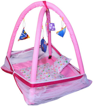 baby play gym with mosquito net