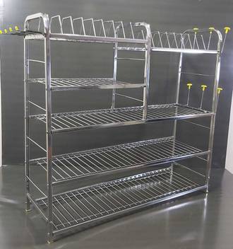 Palomino 5 Layer 30 30 Inch Wall Mount Modern Kitchen Utensils