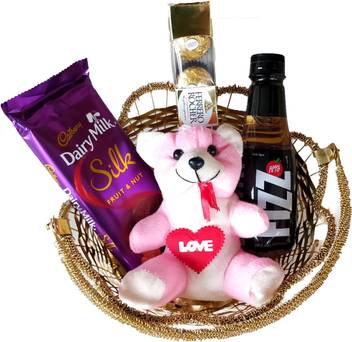Ferrero Rocher Cute Teddy Basket Gift Hamper Chocolates Fizz Teddy Combo Price In India Buy Ferrero Rocher Cute Teddy Basket Gift Hamper Chocolates Fizz Teddy Combo Online At Flipkart Com