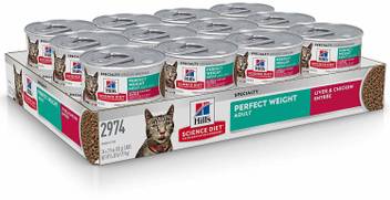 Hill S Science Diet Perfect Weight Cat Food Can 24 Pack 1 97 Kg