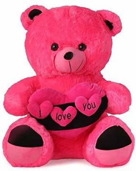Crispy Toys Soft Stuffed Pink I Love You Teddy Bear 45 Cm 16 Inch Soft Stuffed Pink I Love You Teddy Bear 45 Cm Buy Teddy Bear Toys In