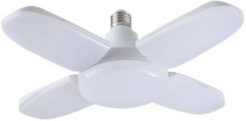 idoleshop b22 foldable light 60w 4 leaf fan blade led light bulb super bright angle adjustable home ceiling lights ac95 265v cool white light