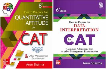 Cat Test Prep Combo By Arun Sharma Quantitative Aptitude And Data