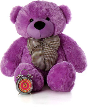 teddy bear in purple colour