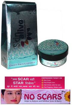 Skin Alive Daily Face Cleanup For Instant Whitening Glow Skin Face Wash 80 Ml With No Scars Cream Set Of 2 Price In India Buy Skin Alive Daily Face Cleanup For Encapsulated retinol helps smooth fine lines.