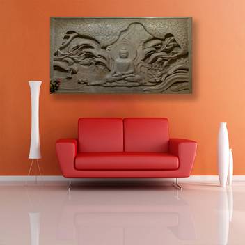Beautiful Lord Buddha Art Painting Poster Wall Print Pictures For