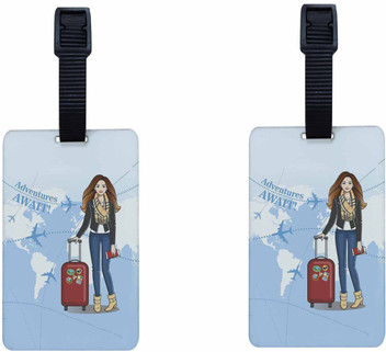 girls trip luggage tags