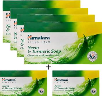 Himalaya Neem And Turmeric Soap Price In India Buy Himalaya Neem And Turmeric Soap Online In India Reviews Ratings Features Flipkart Com