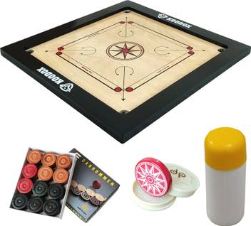 Koodox Carrom Board Set Club Full Size Board Size 33 X 33 Inch