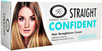 Straight confident hair straightening cream clearance