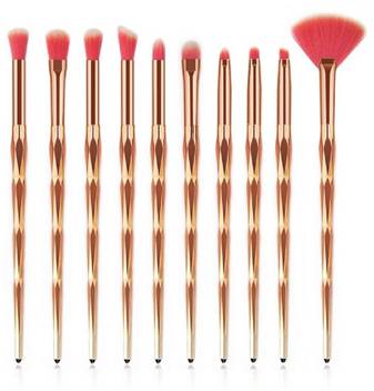 Yoana Professional Series Unicorn Style Makeup Brush Set Rose