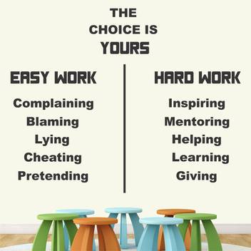 Stickme Hard Work Office Motivational Inspirational Quotes Creative Colorful Wall Sticker Sm778 A Price In India Buy Stickme Hard Work Office Motivational Inspirational