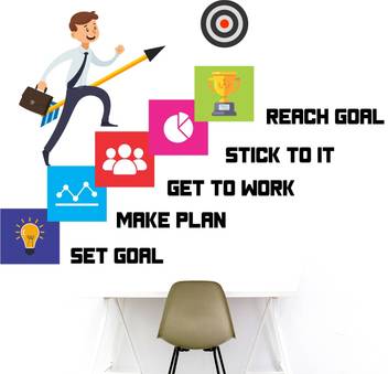 Stickme Career Reach Goal Office Inspirational Motivation Wall Sticker Sm717 A Price In India Buy Stickme Career Reach Goal Office Inspirational Motivation Wall Sticker Sm717 A Online At Flipkart Com