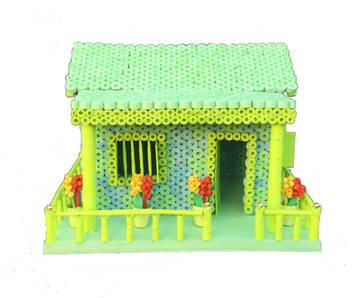 Artncraftbazaar Quilling Paper Small House Model 5 Decorative