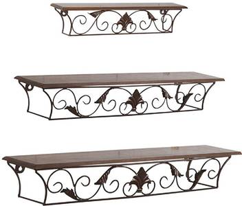 Sk Handicrafts Bracket Shelf Floating Wall Shelve Wall Decor Set