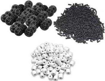 Srimuniswarrtraders 500 Grams Of Activated Carbon 500 Grams Of Ceramic Rings 25 Pcs Of Bio Balls For Fish Tank Canister Aquarium Filter Price In India Buy Srimuniswarrtraders 500 Grams Of Activated Carbon 500