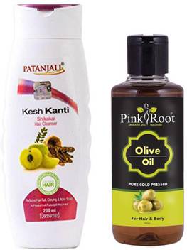 Pink Root Olive Oil 100ml With Patanjali Shikakai Shampoo Price In India Buy Pink Root Olive Oil 100ml With Patanjali Shikakai Shampoo Online At Flipkart Com