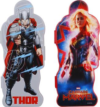 Flipkart Com Ski Super Hero Pencil Box Set Captain Marvel Thor Art Plastic Pencil Boxes Box