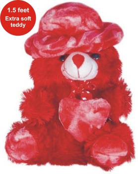 Sumino Teddy Bear 1 5 Feet Cap Teddy Very Beautiful High Quality