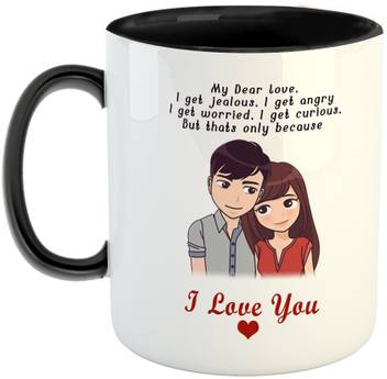 Furnish Fantasy I Love U Coffee Best Valentine Gift For Husband And Boyfriend Girlfriend Wife Black Ceramic Coffee Mug Price In India Buy Furnish Fantasy I Love U Coffee Valentine's gift is a very essential thing and i think everyone gives a gift on this day so you should buy too but confusion starts on the here i am going to share some 2021 romantic gift ideas for your girlfriend.