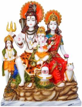 Fabzone Marble Lord Shiv Parivar Idol Shiv Parwati God Shiva Family Statue Spiritual Puja Vastu Fegurine Religious Murti Pooja Gift Item Decorative Showpiece 46 Cm Price In India Buy Muruga, also known as subramanya or karthikeya, is the son of lord shiva and goddess parvati. fabzone marble lord shiv parivar idol shiv parwati god shiva family statue spiritual puja vastu fegurine religious murti pooja gift item decorative