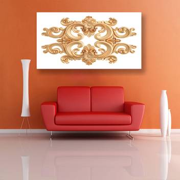 3d White Flowers Design Painting Wall Art Poster For Wall Print Pictures For Living Room Modern Home Decoration Without Frame 48 Inch X24 Inch Paper Print Art