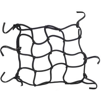 Allextreme Exbmh01 Bungee Motorcycle Helmet Cargo Net 6 Hooks