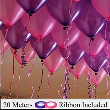 Flipkart Com Amfin Solid Pack Of 50 Metallic Balloons Pink Purple For Birthday Decoration Decoration For Weddings Engagement Baby Shower 1st Birthday Anniversary Party Princess Theme Birthday Party Supplies Office Party