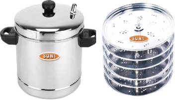 Sun1 Cooker With Idiyappam Stand Inducation Standard 6plates Induction Standard Idli Maker Price In India Buy Sun1 Cooker With Idiyappam Stand Inducation Standard 6plates Induction Standard Idli Maker Online At Flipkart Com