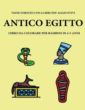 Libro Da Colorare Per Bambini Di 4 5 Anni Antico Egitto Buy