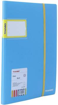 Flipkart Com Tranbo Plastic Clear Plastic Cover Presentation Display File Folder 20 Pockets A4 Size Blue Pack Of 1 Clear Plastic Cover Presentation Display File Folder 20 Pockets A4 Size Blue Pack Of 1